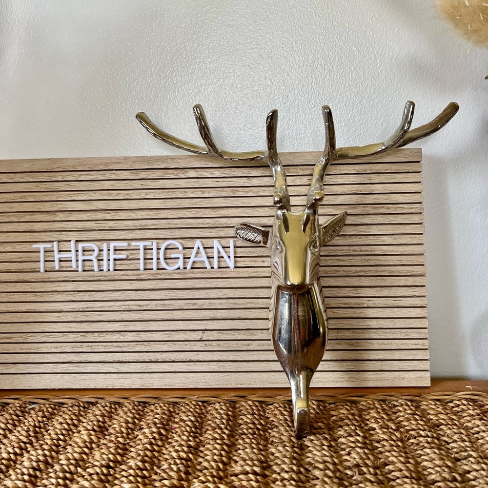 Metal Deer Wall Hook